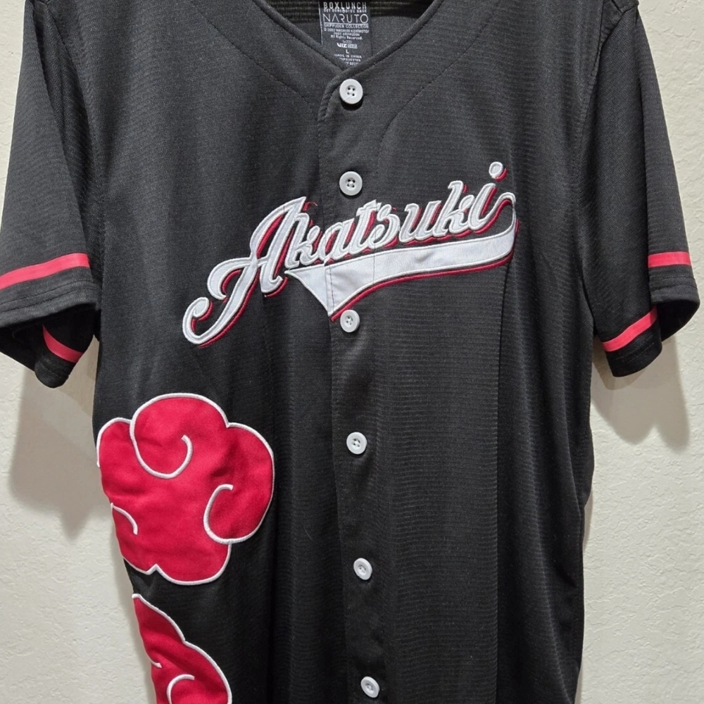 Naruto Shippuden Akatsuki Baseball Jersey - BoxLunch Exclusive Men's Size L